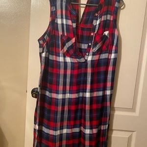 Maurices flannel shirt dress